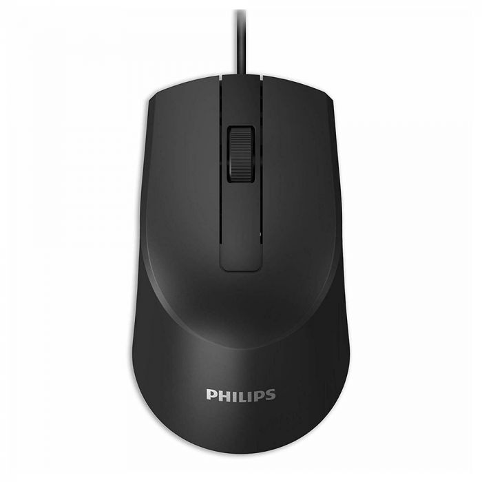 Mouse alámbrico SPK7104 negro PHILLIPS
