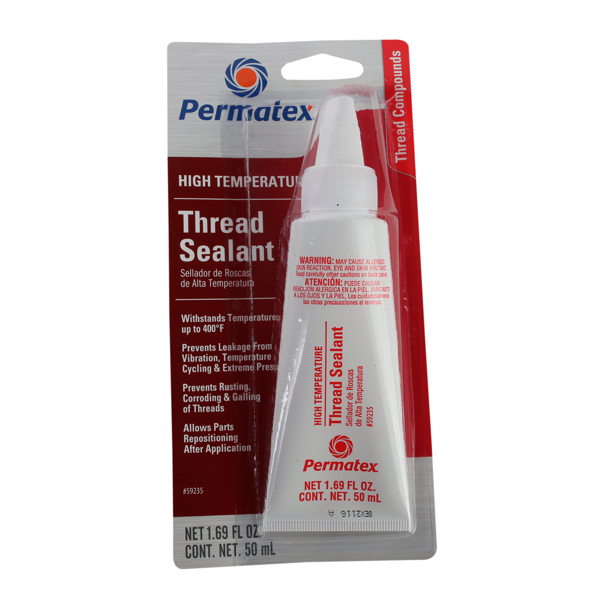 SELLADOR DE ROSCAS AC. INOXIDABLE 567 PERMATEX