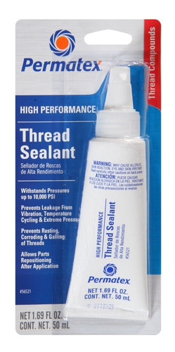 SELLADOR DE ROSCAS ALTO DESEMPEÑO 565 PERMATEX